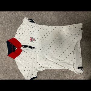 Women's Ladies Abacus Golf Shirt Polo Short Sleeve Small S Grey Cotton Blend